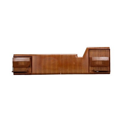 Vintage Headboard Teak Veneered Wood 50s-60s Modernism Furnitures
