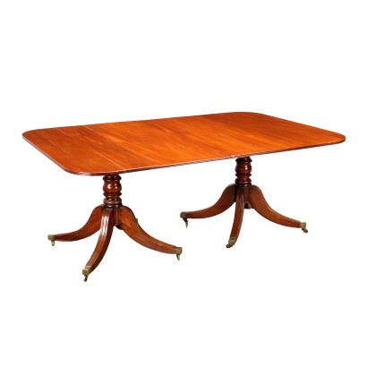 Pair of Joinable British Tables Mahogany Early XX Century