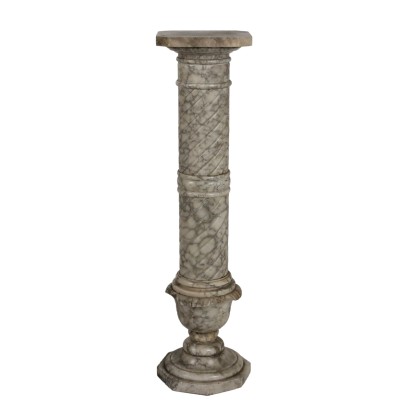 Column in White Marble