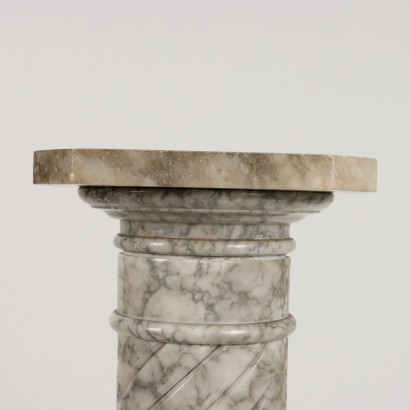 Column in White Marble