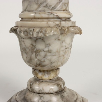 Column in White Marble