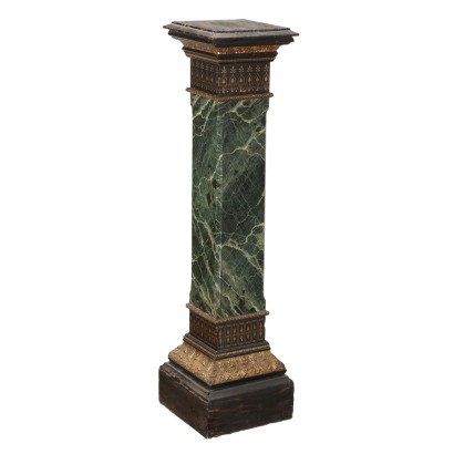 Columna en Madera Pintada
