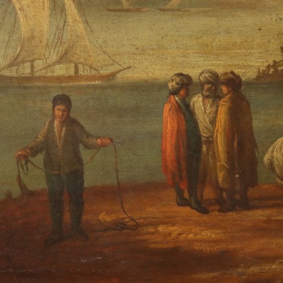 Seascape with Figures