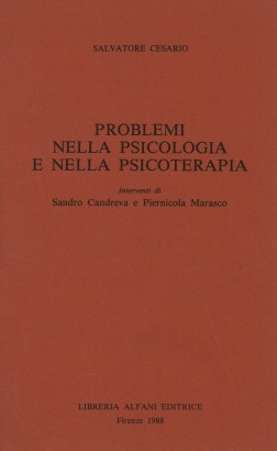 Problemi nella psicologia e nella psicoterapia