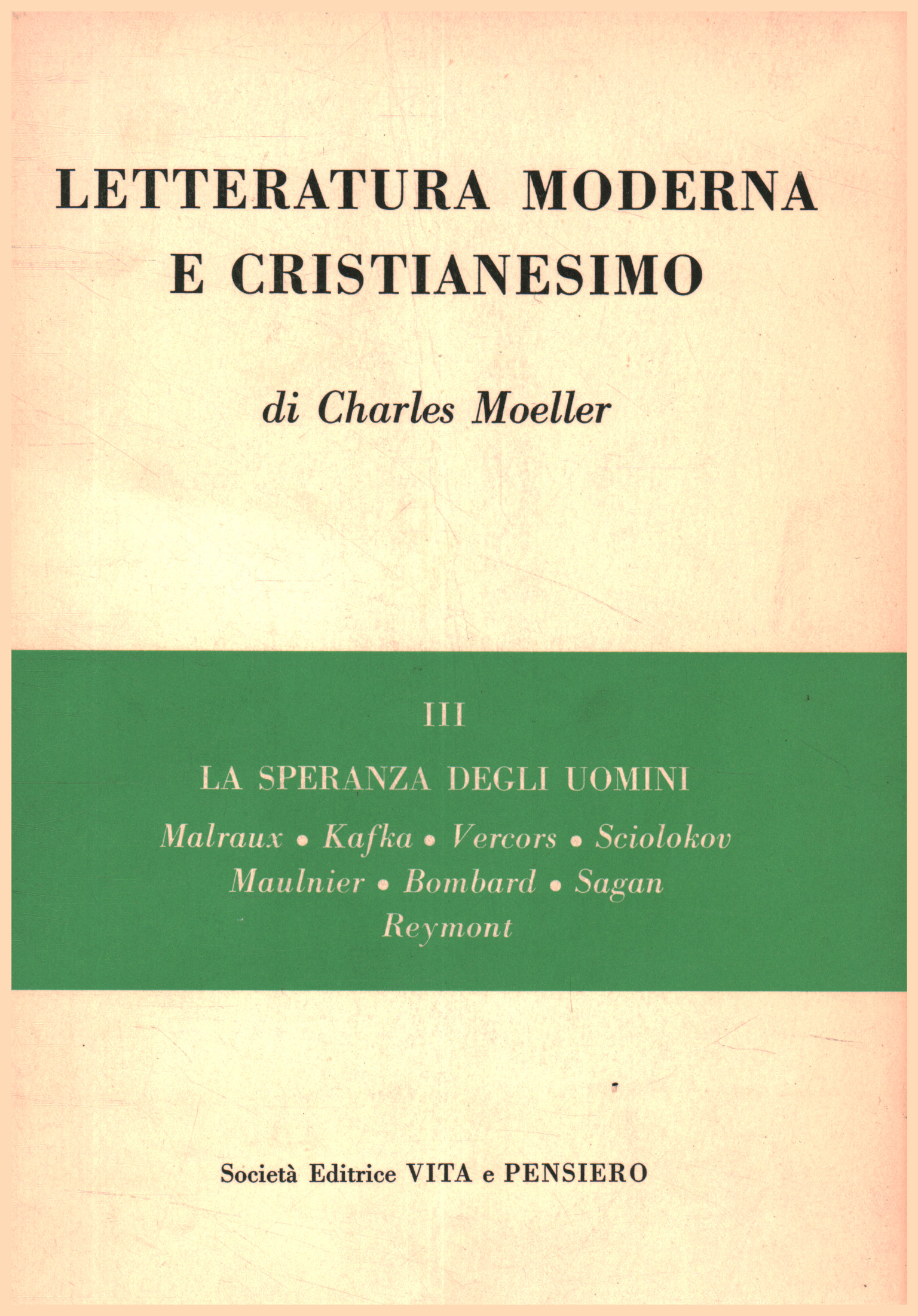 Letteratura moderna e cristianesimo volume