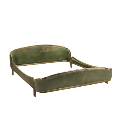 Lit des Années 70-80 Laiton Suède Modernisme Décorations