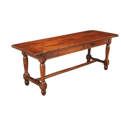 Neorenaissance Table Walnut Italy Late XIX Century