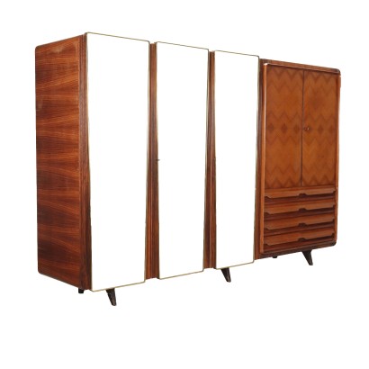 Vintage Schrank Exotisches Holz Italien der 60er Jahre