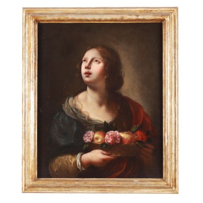 Dipinto raffigurante Santa Dorotea