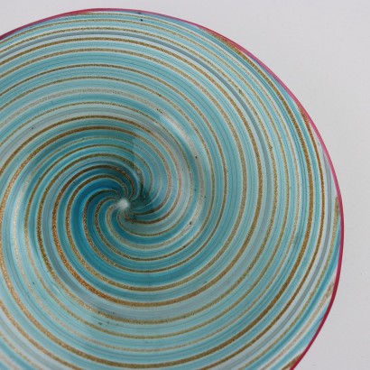 Two Murano Glass Saucers, Murano Glass Saucer