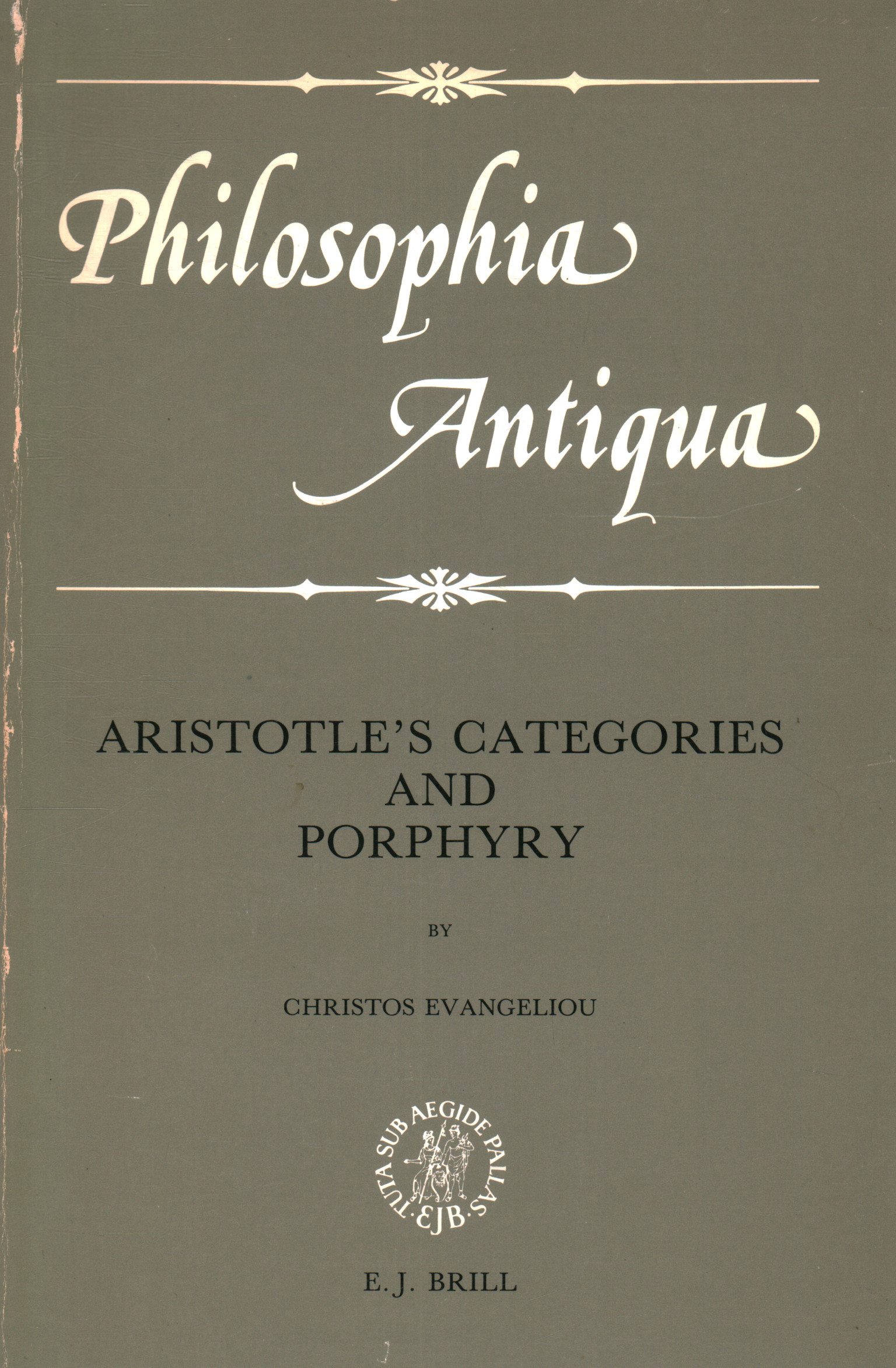 Catégories d'Aristote et Porphye