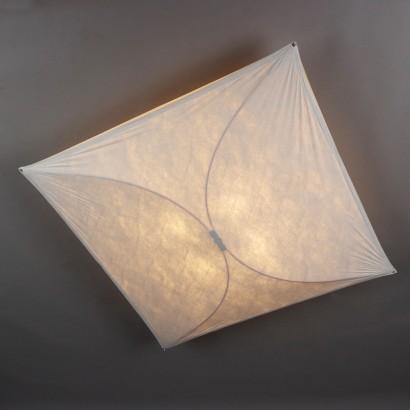 Plafonnier Flos Ariette Tissu Italie des Années 1990