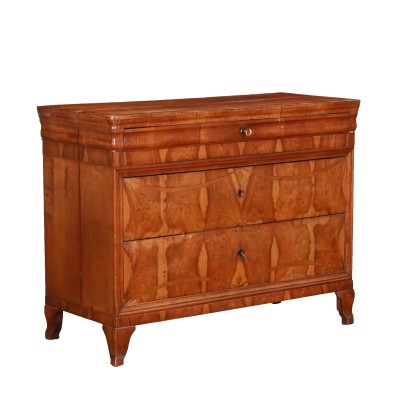 Ancient Chest of Drawers Louis Philippe Poplar Italy XIX Century
