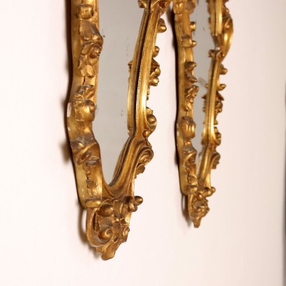 Paire d'éventails de style baroque