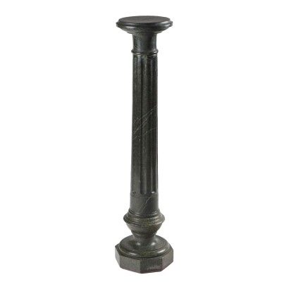 Colonne porte vase en marbre