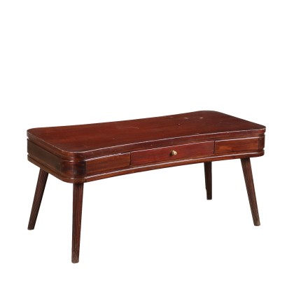 Table Basse Vintage en Hêtre Italie des Années 1950-60