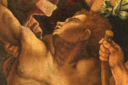 art, antique peinture, Titien, le martyre de San Lorenzo, El Escorial, Corneille Cort, ancienne peinture, Lorenzo Comaleres, Espagne, art art 500, 500