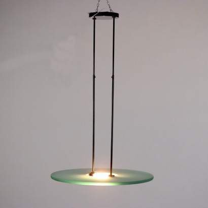 Cini & Nils Aureola Halo Lamp Metal Italy 1980s