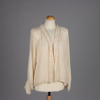 Silk Jacket by Saks Fifth Avenue Size 14 USA 1980s