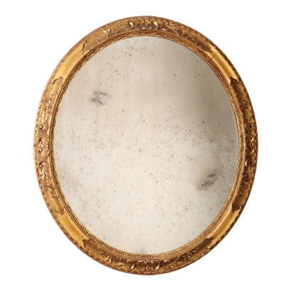 Specchio Ovale in Stile Barocchetto