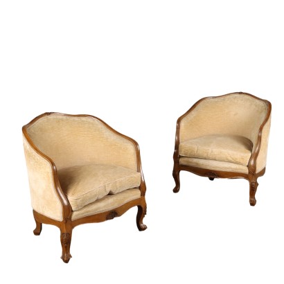 Pareja de Butacas Estilo Barroco Veneciano