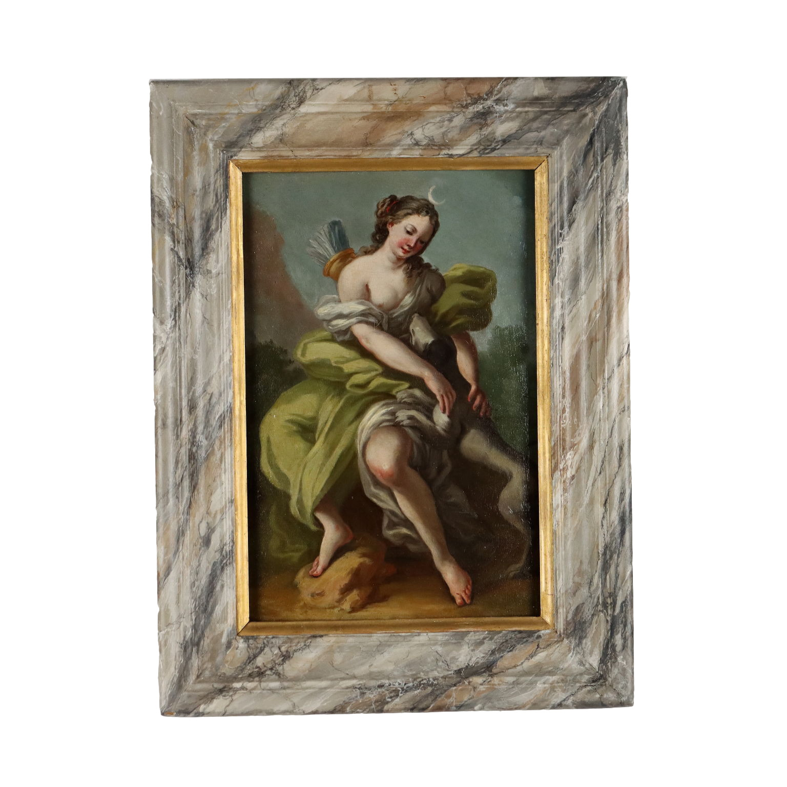 Dipinto raffigurante Diana Cacciatrice Arte Pittura antica