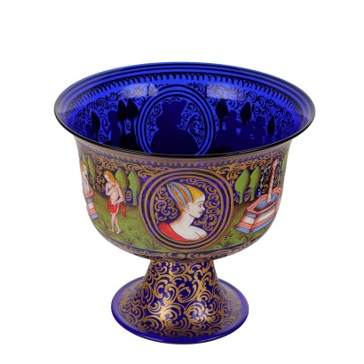 Coupe de Mariage Man. Barovier en Verre de Murano Italie '900