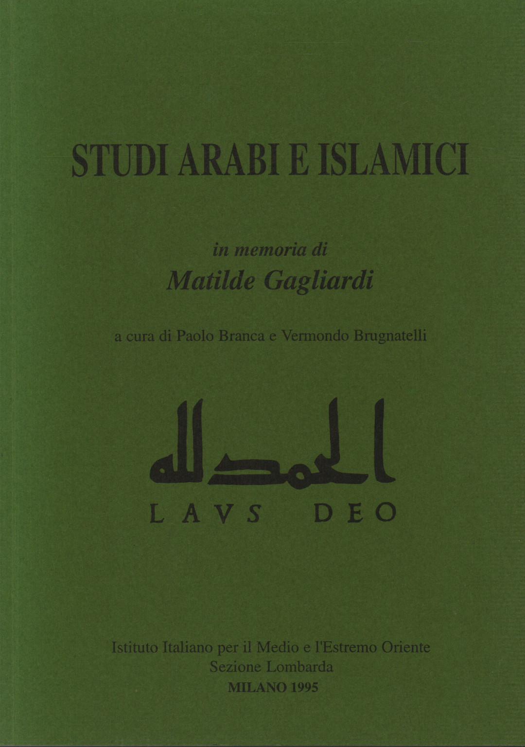 Estudios árabes e islámicos en memoria de%2