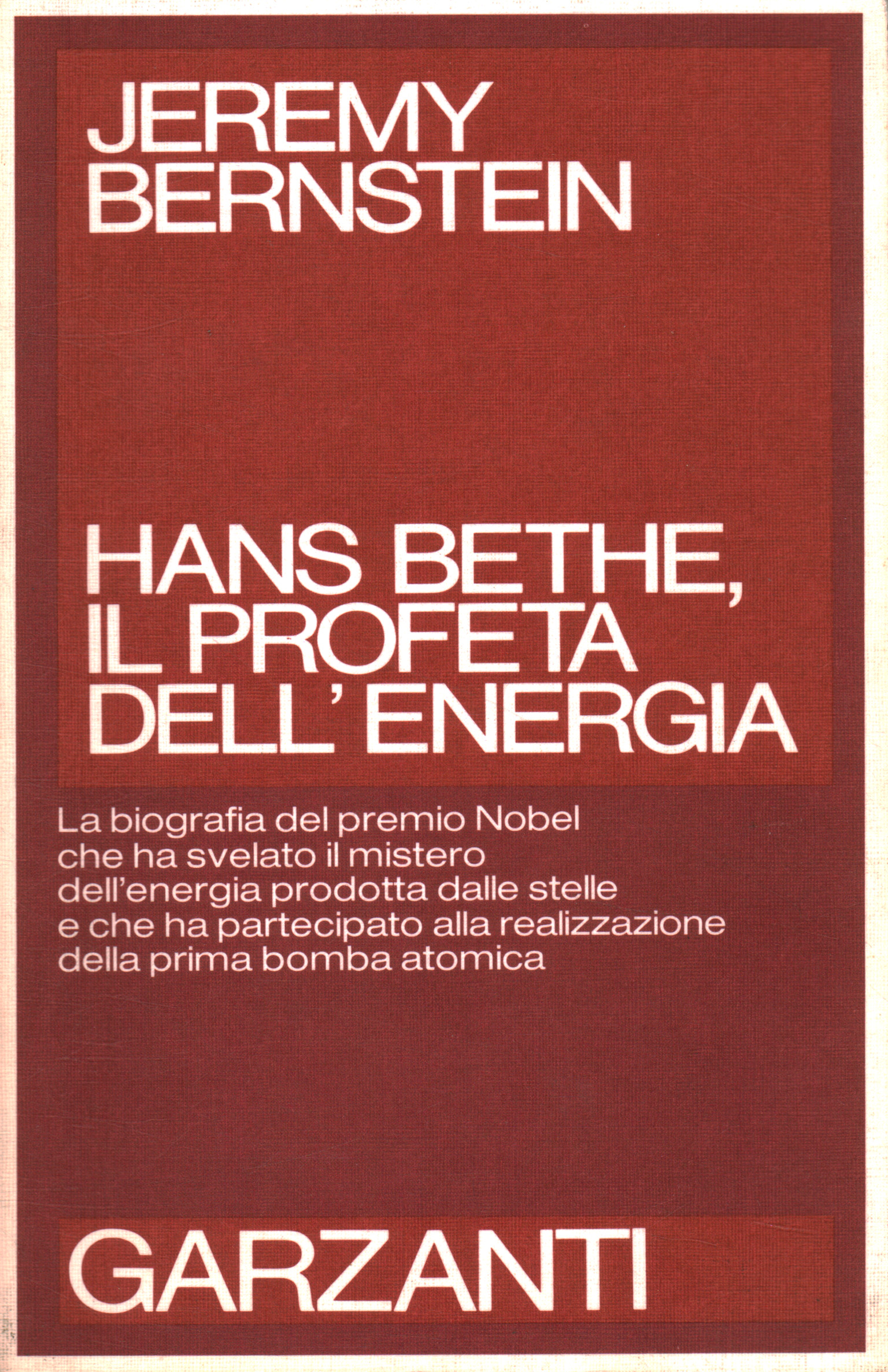 Hans Bethe il profeta dell'ener