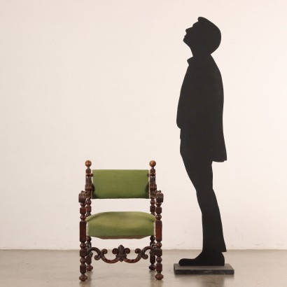 Sillón neorrenacentista