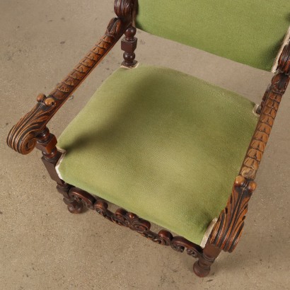Sillón neorrenacentista