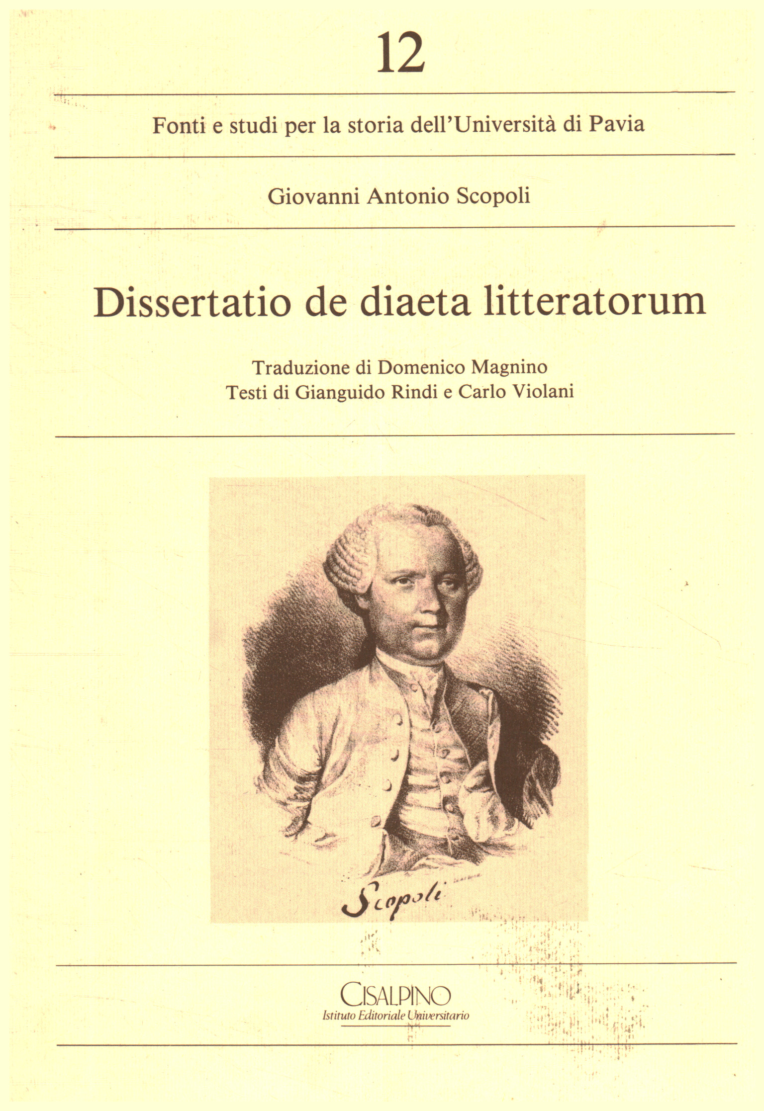 Dissertation de diaeta litteratorum