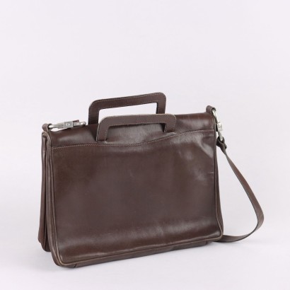 Sac pour Documents Vintage Cuir Italie Années 60-70