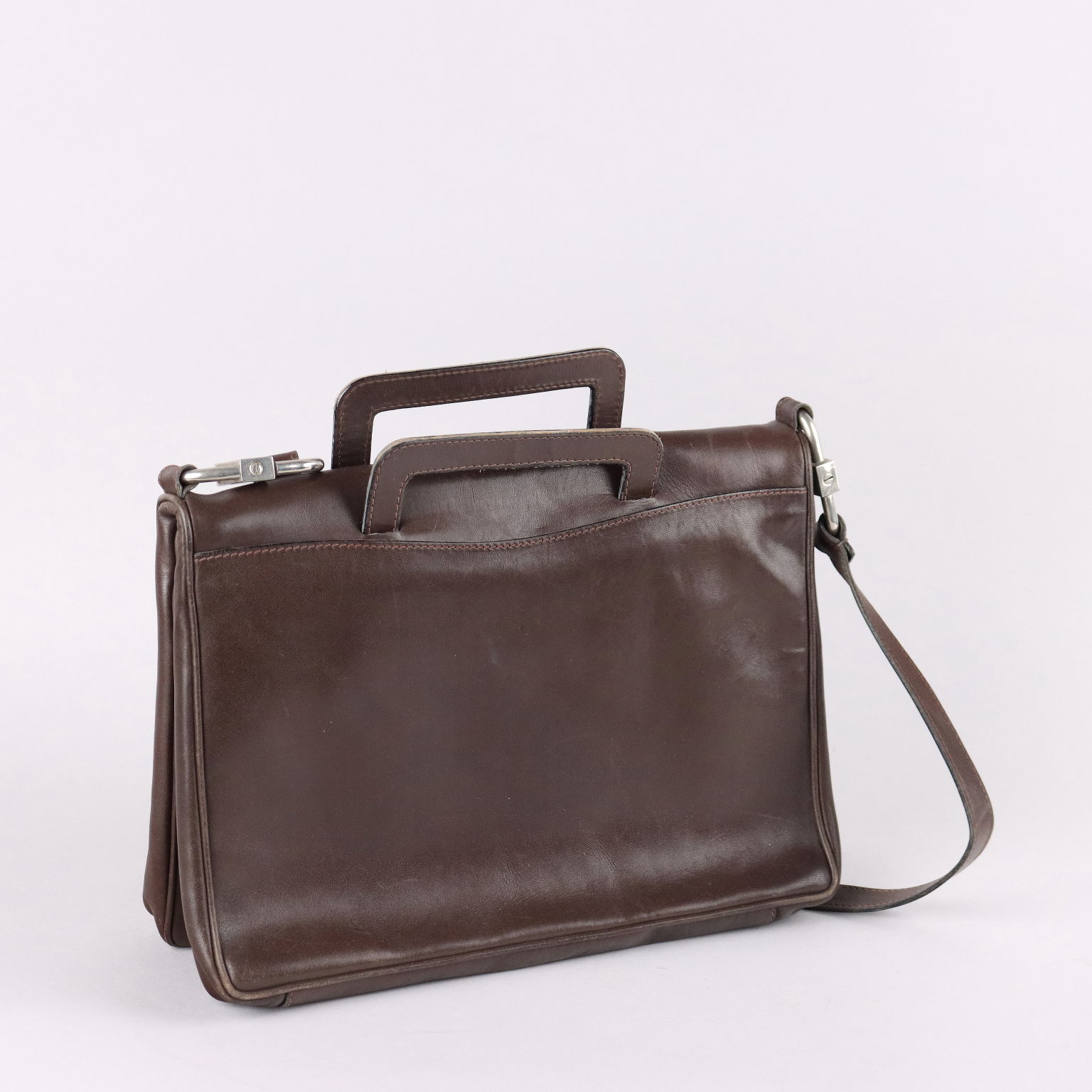 Leather document bag deals