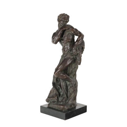 Ancient Sculpture Mythological Figure First Half '900 Bronze