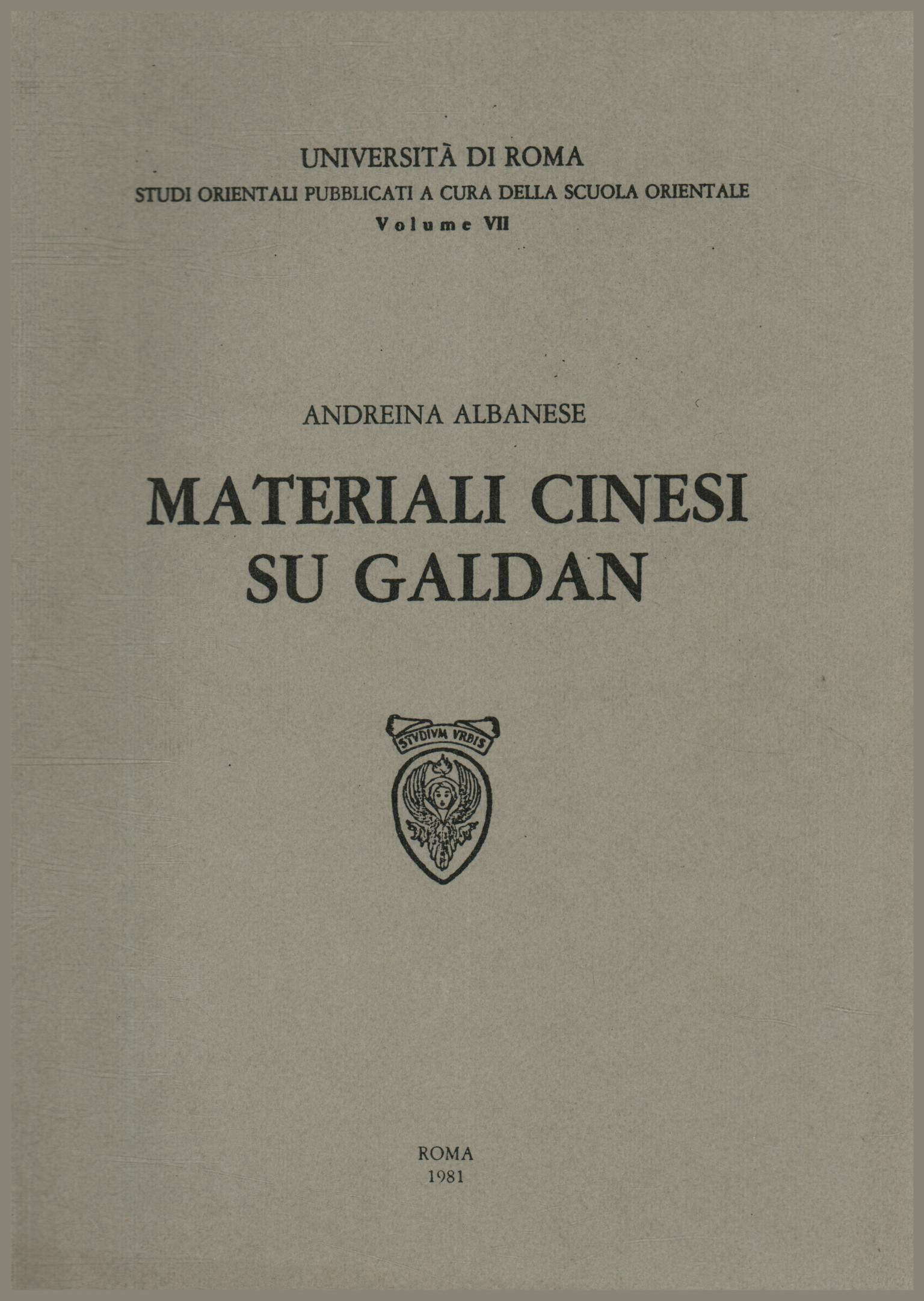 Chinesische Materialien zu Galdan