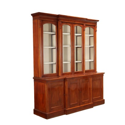 Librería inglesa de caoba