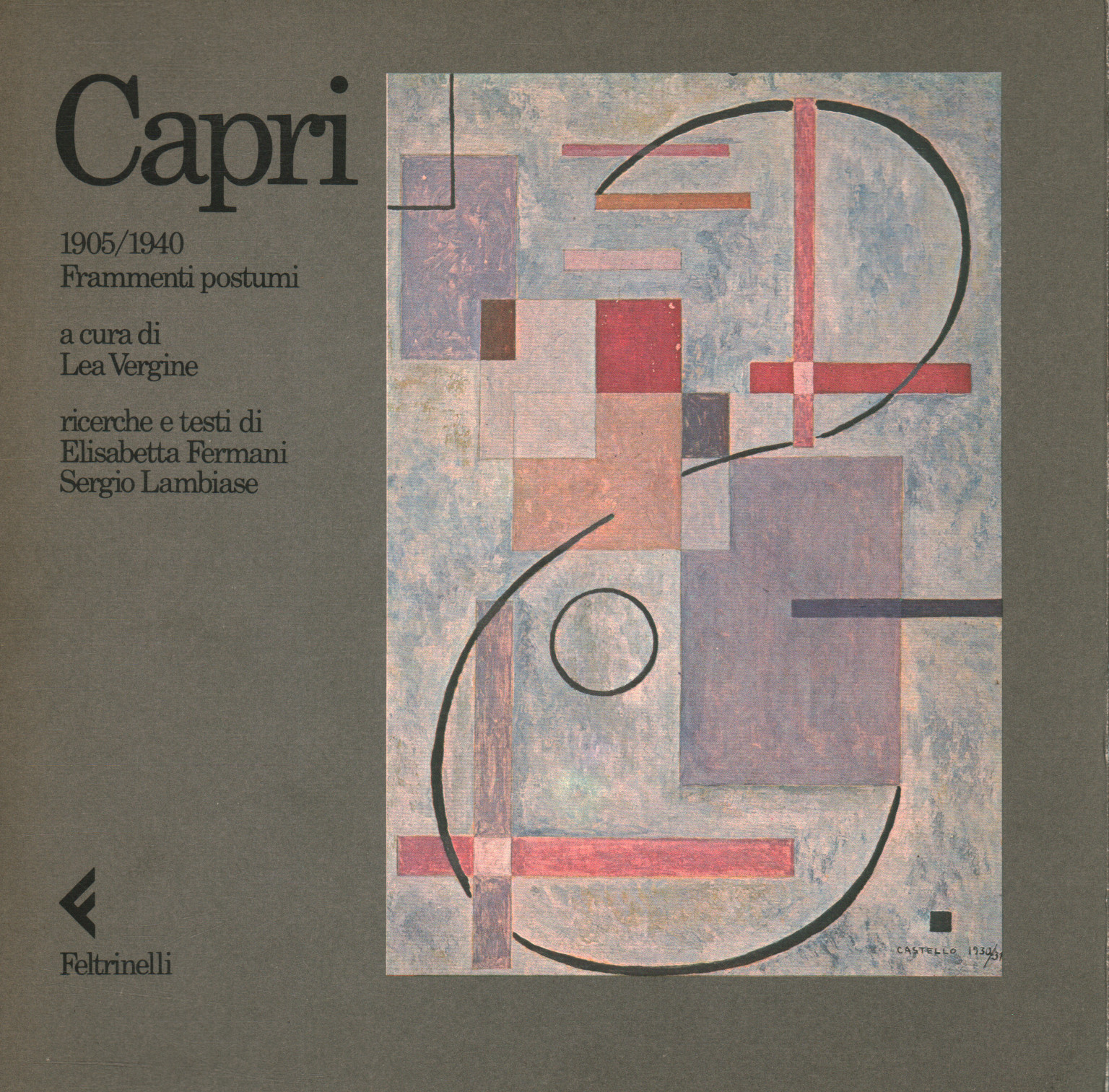 Capri 1905/1940. Fragmentos póstumos