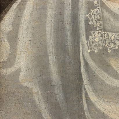 Retrato pintado de una joven novia
