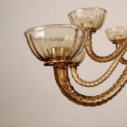 Lustre en verre de Murano