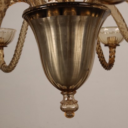 Lustre en verre de Murano