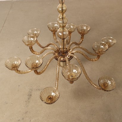 Lustre en verre de Murano