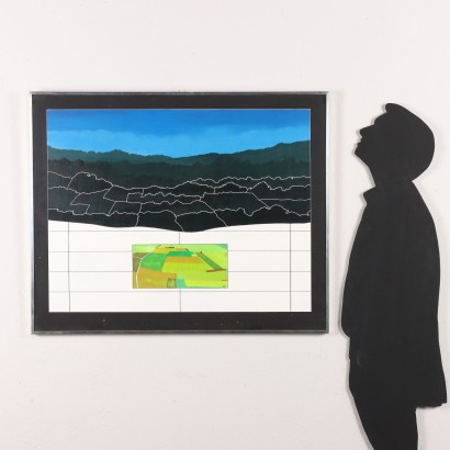 Pintura de Guido Biasi, Memoria ecológica (descongelamiento), Guido Biasi, Guido Biasi, Guido Biasi, Guido Biasi
