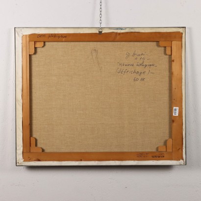 Pintura de Guido Biasi, Memoria ecológica (descongelamiento), Guido Biasi, Guido Biasi, Guido Biasi, Guido Biasi