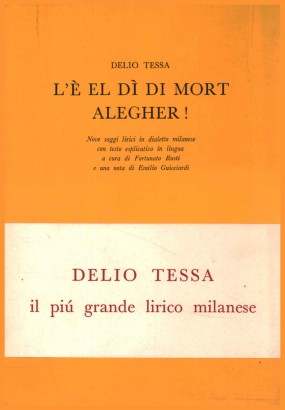 L'è el dì di mort alegher!