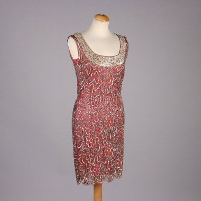 Robe Bluemarine Second Hand avec Paillettes Taille 40 Poliammide Rose