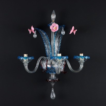 Applique Ancien en Verre de Murano Italie XXe Siècle