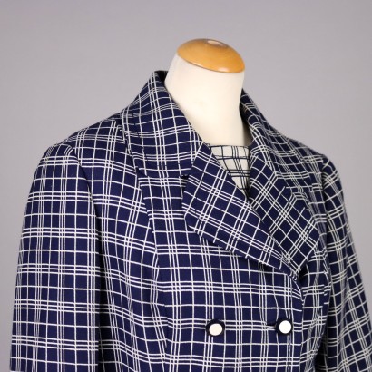 Traje Rosier blanco y azul