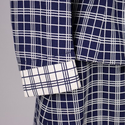 Traje Rosier blanco y azul