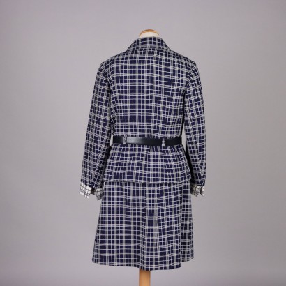 Traje Rosier blanco y azul